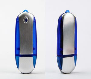 4 GB Oval Translucent LED USB Flash Drive