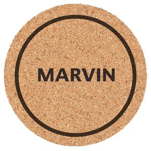4" Round Cork Coaster