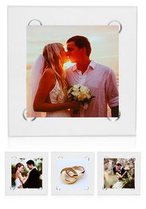 4" Square Glass Coaster - Full Color