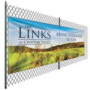 4' x 10' Custom Knitted Polyester Banner