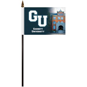 4" x 6" Stick Flag with Plastic Liner