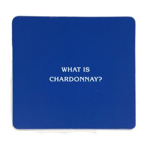 40 MIL 4/0 Solid Plastic Square Coaster