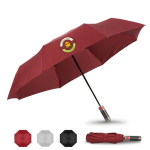 46" Arc Auto-Open Compact Folding Umbrella