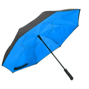 48" Arc Auto-open Two-Tone Reverse Umbrella (Full Color)