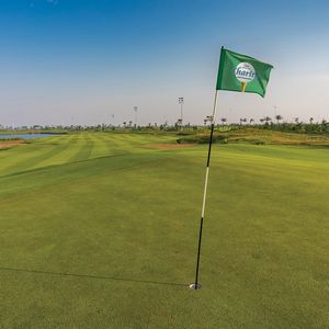 48 - Hour 14" x 20" Single Reverse Golf Flag with Tube