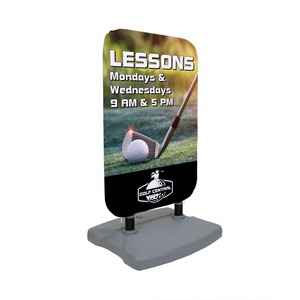 50" EuroFit Flex Sign Kit with Ballast Base