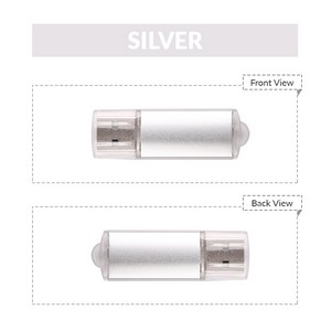 512 MB Silver Mini USB Flash Drive