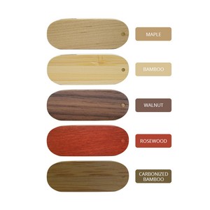 512 MB Wooden Swivel USB Flash Drive