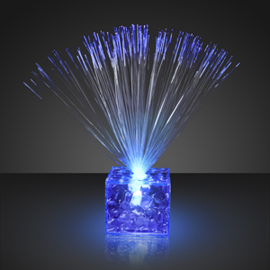 5.5" Light Up Mini Blue Centerpieces - BLANK
