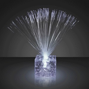 5.5" Light Up Mini Clear Centerpieces with Color Change LEDs - BLANK