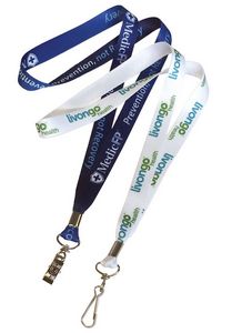5/8" Full Color Dye Sublimation Lanyard