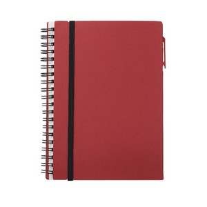 5x7 Spiral Notebooks with Elastic String Closure & 3 Sizes Post It Included