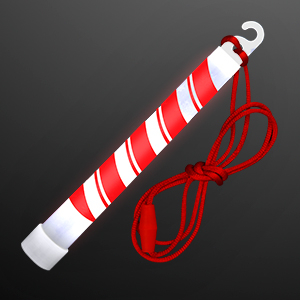 6" Candy Cane Glow Sticks - BLANK