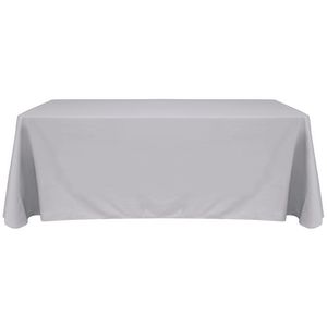6' Customized Open Back Throw Style Table Cover