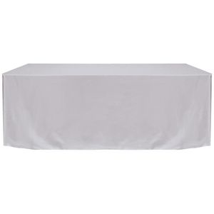 6' Customized Zipper Back Fitted Table Cover