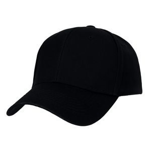 6 Panel 100% Cotton Twill Baseball Cap