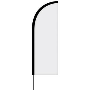 6' Single Reverse Custom Portable Half Drop Banners