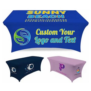 6' Stretch 4-Sided Table Cover (Full Color All Wrap)