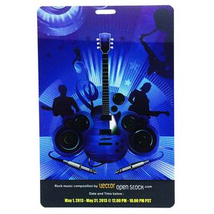 6" x 4" Full Color PVC Badge