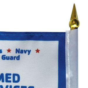 6" x 9" Double Sided Polyester Stick Flag