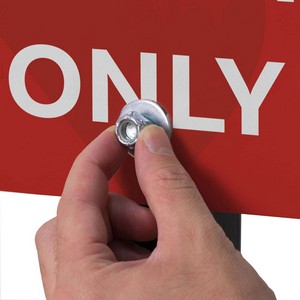 60" Rover Portable Sign Post Single-Sided Kit