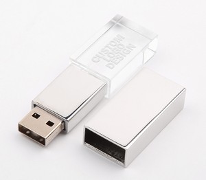 64 GB Crystal LED Light USB Flash Drive