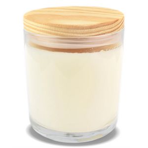 7 Oz. Soy Wax Candle w/Wood Lid