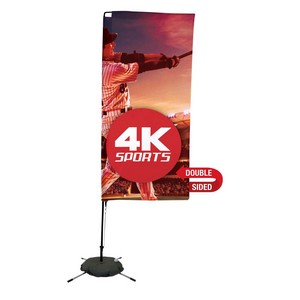 7' Streamline Rectangle Sail Sign Flag