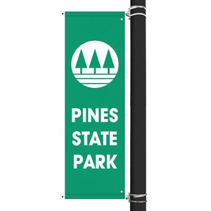 72" x 22" Custom Sunbrellaâ„¢ Avenue Banner-1 Color Imprint