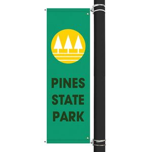 72" x 22" Custom Sunbrellaâ„¢ Avenue Banner-3 Color Imprint