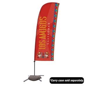 7.5' Value Blade Sail Sign Flag Kit Single-Sided CrossBase