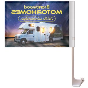 7.5" x 10.5" Stationary Use Single Reverse Car Flag