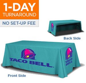 8' - 3 Sided Table Throw