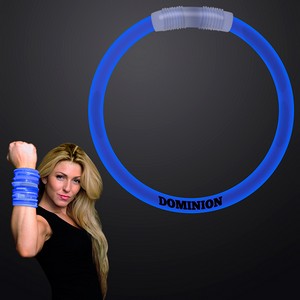 8" Blue Glow Bracelet - PRINTED