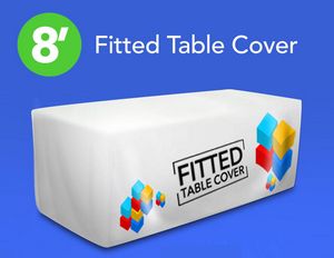 8' Boxed Fitted Table Cover