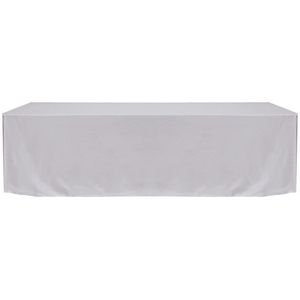 8' Customized Open Back Fitted Table Cover