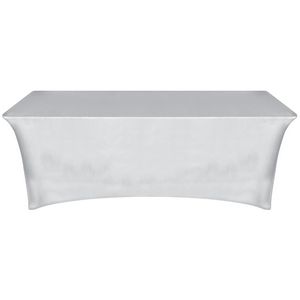 8' Customized Open Back Stretch Style Table Cover
