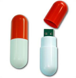 8 GB Capsule USB Flash Drive