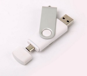 8 GB OTG Swivel USB Flash Drive
