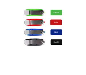 8 GB Oval Translucent LED USB Flash Drive