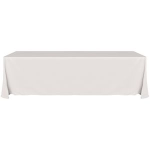 8' Knit Polyester Custom Throw Style Table Cover