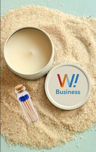 8 Oz. Soy Wax Candle And Matchstick Gift Set