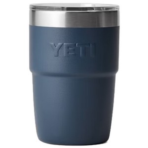 8 Oz YETIÂ® Rambler Stainless Steel Insulated Stackable Cup w/ Lid