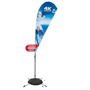 8' Streamline Teardrop Sail Sign Flag