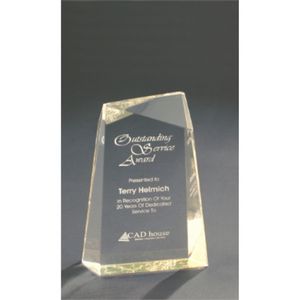 9" Facet Wedge Acrylic Award