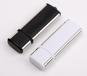 9 GB USB Flash Drive W/ Aluminum Side Trim