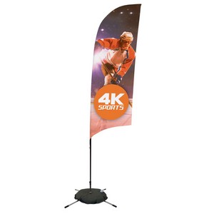 9' Streamline Razor Sail Sign Flag