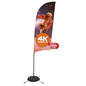 9' Streamline Razor Sail Sign Flag