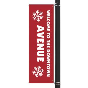 96" x 30" Custom Sunbrellaâ„¢ Avenue Banner-1 Color Imprint