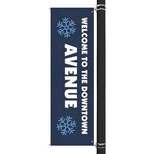 96" x 30" Custom Sunbrellaâ„¢ Avenue Banner-2 Color Imprint